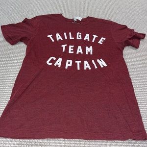 tailgate team captain t-shirt size small